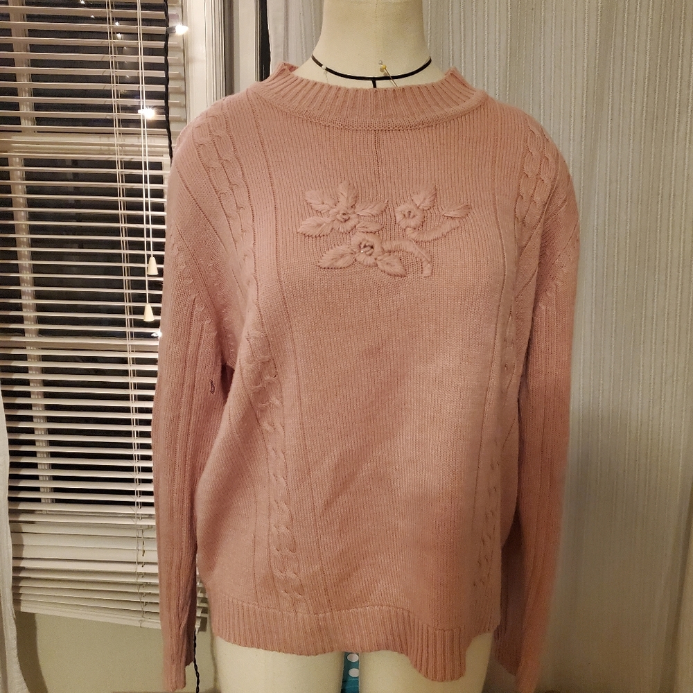 Pink Grandma Sweater